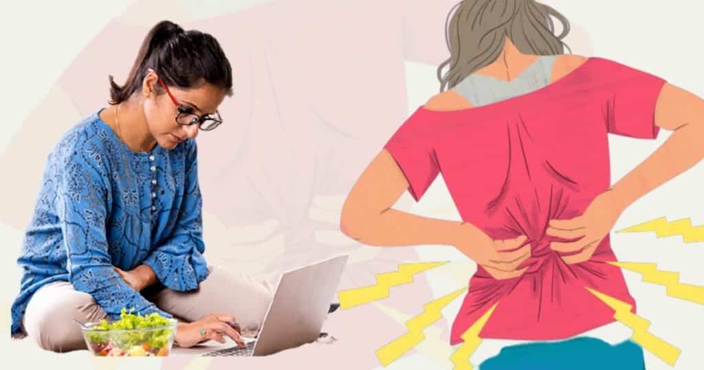Work from home and back pain
