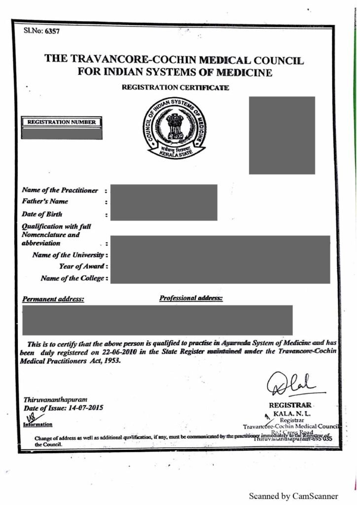 Medical Registration 