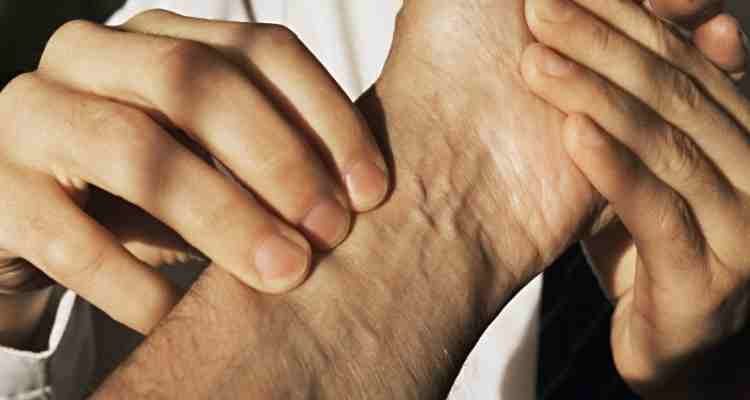 Nadi Pariksha, a traditional diagnosing method followed by ayurveda hospitals